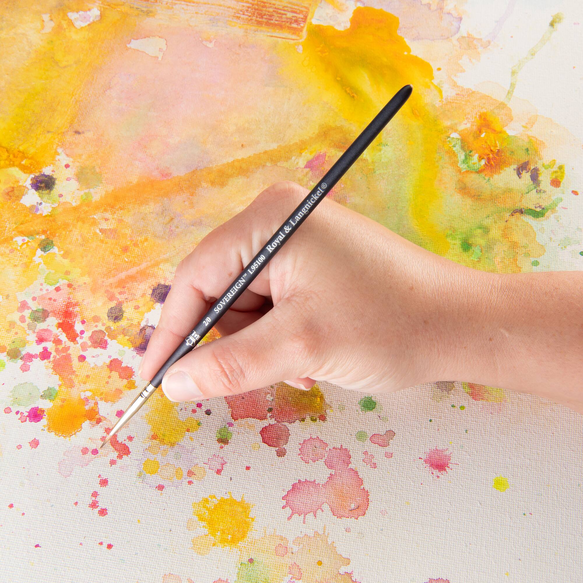 Royal & Langnickel® Sovereign™ Synthetic Long Handle Round Brush